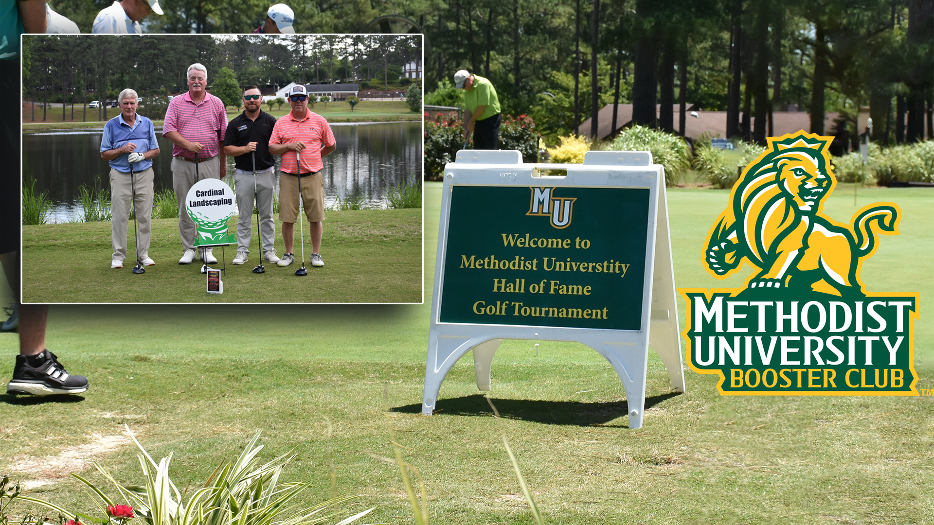 2024 HOF Golf Donations Page Photo Methodist University